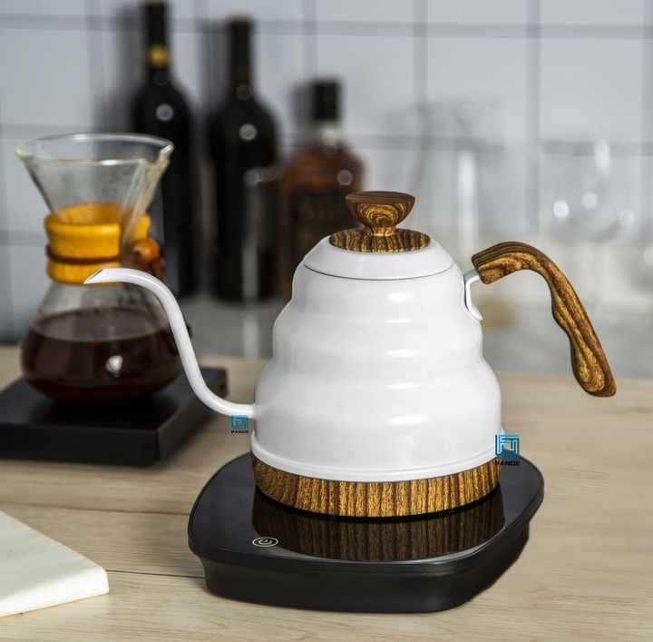 Better Koffee Artisan Brewing Temperature Controlled Electronic Kettle - White