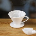 JDMON Ceramic White Dripper 02