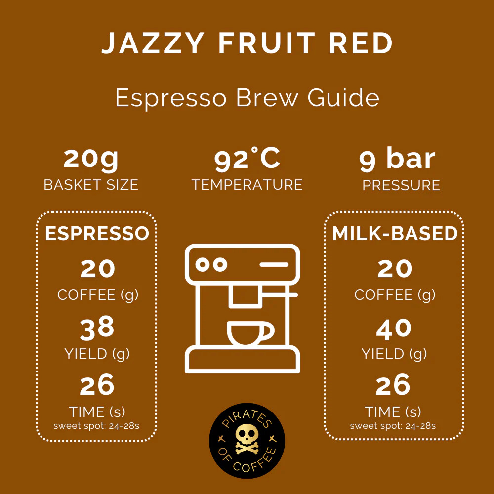 Pirates Jazzy Red - Tropical Blend (250g)