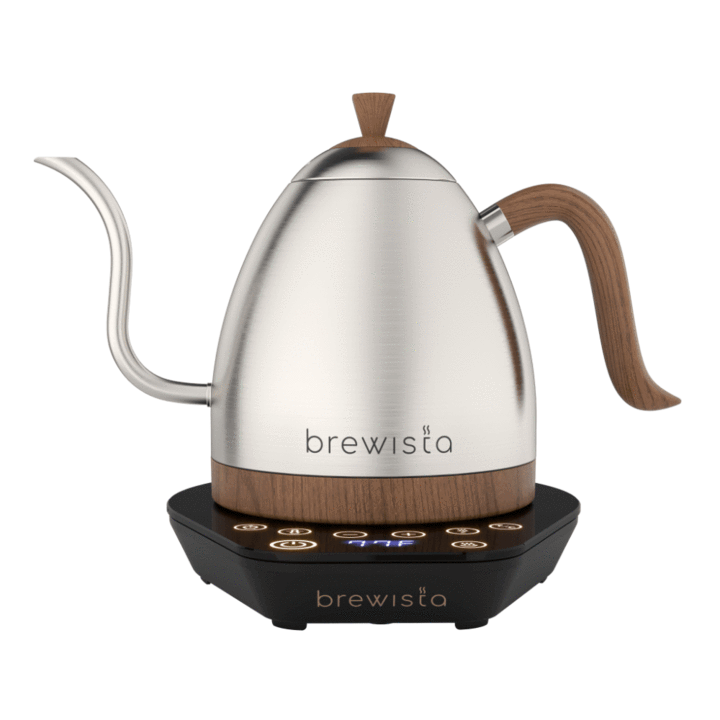Brewista Artisan Electric Gooseneck Kettle 	 Stainless Steel And Wood 1000ML