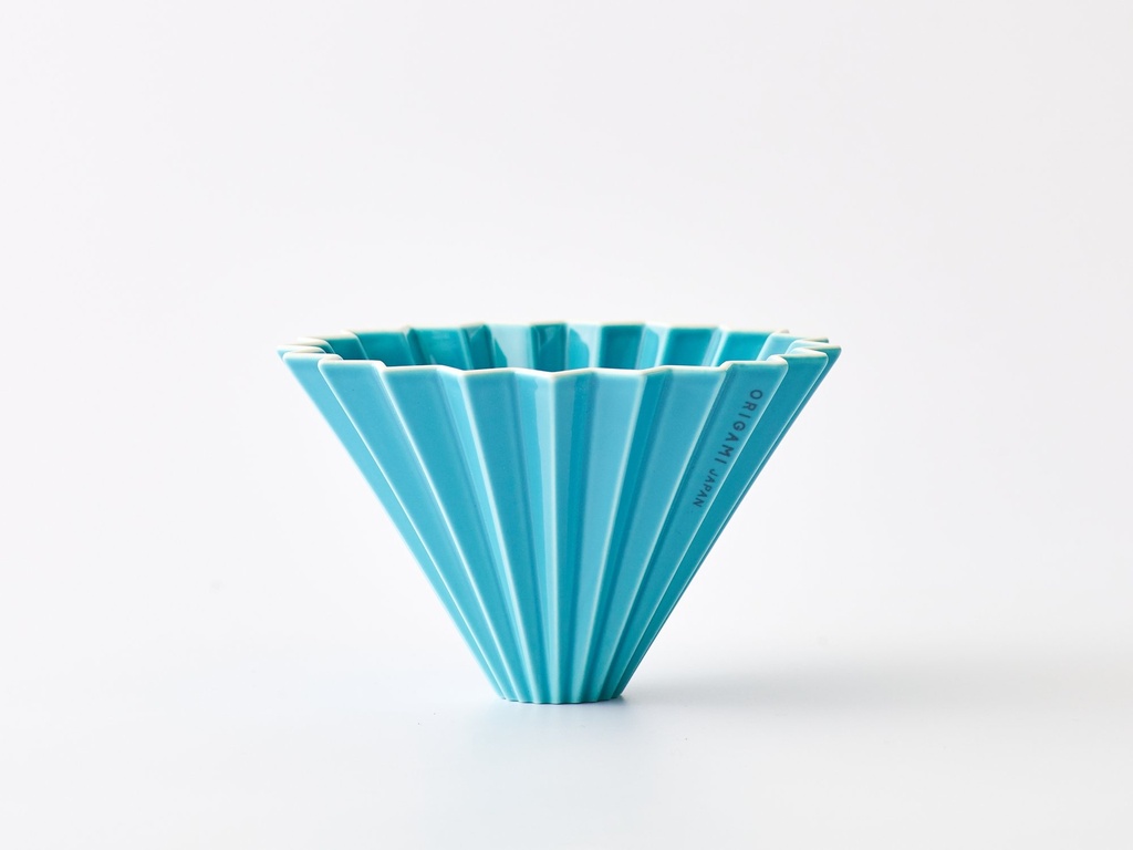 Turquoise Origami Dripper M With Plastic Holder