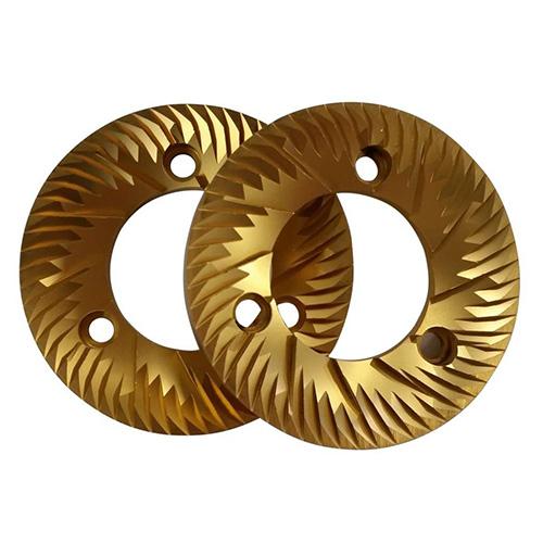 Victoria Arduino Flat Titanium Burrs Mythos 75mm