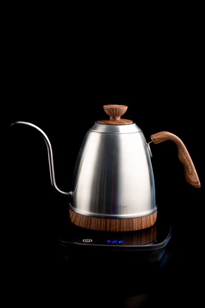 Better Koffee Basic Bouy Artisan Gooseneck Temperature Controlled Kettle Stainless Steel 600ML
