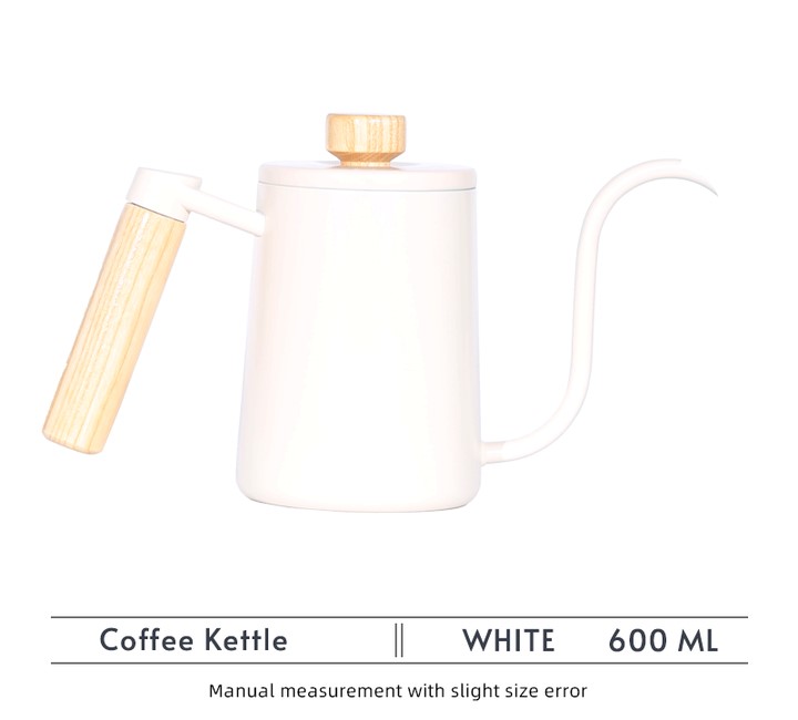 Better Koffee Manual Brewing Artisan Kettle 600ML - White