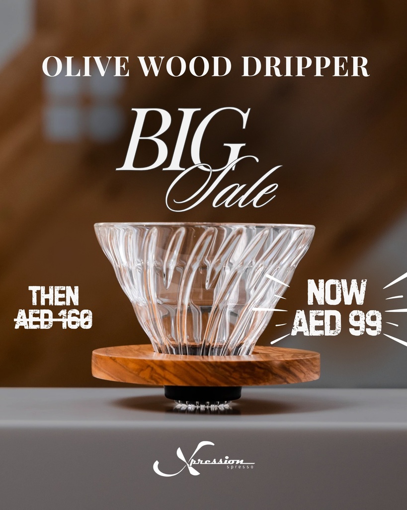 Olive Wood Dripper Offer