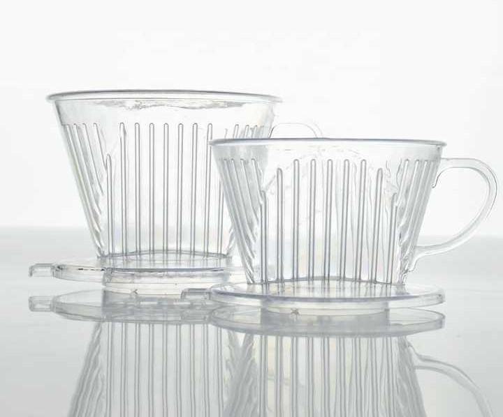 JDMON V Bottom Plastic Clear Dripper 01