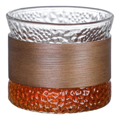 Better Koffee Whis Glass With Wooden Sleeve