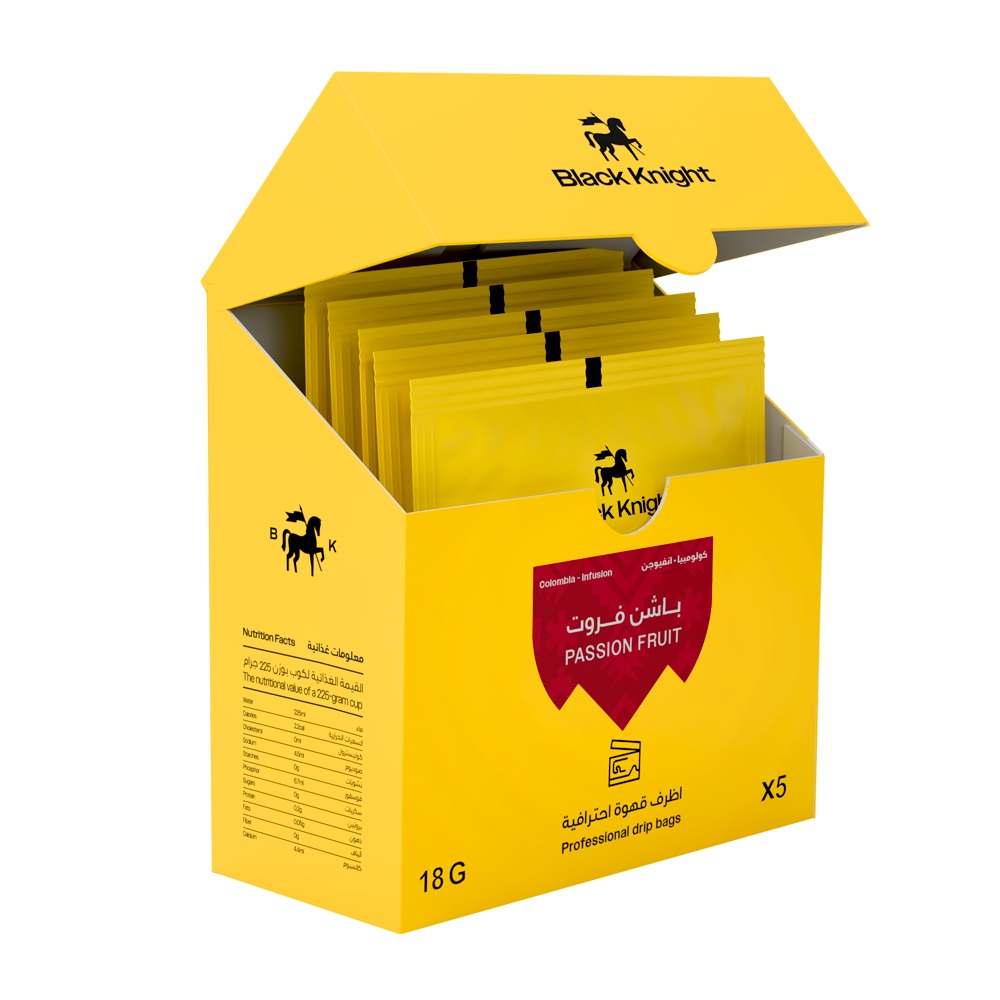 Black Knight Passion Fruit Colombia Drip Bag