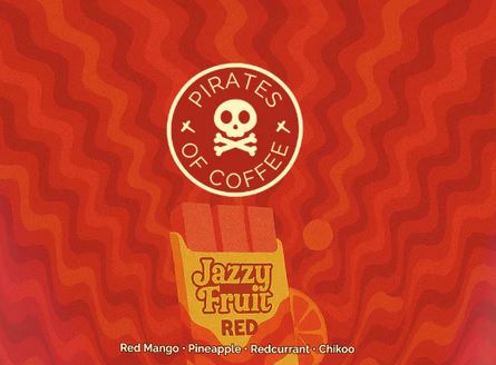Pirates Jazzy Red Drip Bag
