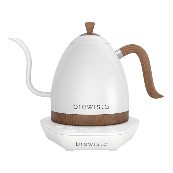Brewista Artisan Electric Gooseneck Kettle 	 Pearl White And White Base 600ML