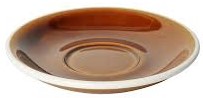 11.5cm Espresso Saucer (Caramel)