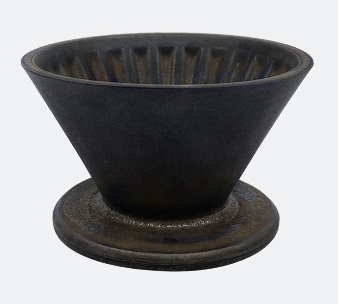 Timemore Crystal Eye Ceramic Dripper with Holder Golden Black 01