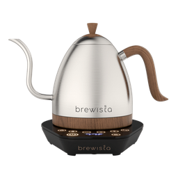 [SX01229] Brewista Artisan Electric Gooseneck Kettle 	 Stainless Steel And Wood 1000ML