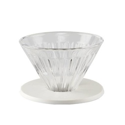 [SX01440] Timemore Crystal Eye Dripper with PC Holder 01 White