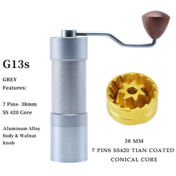 [G13S-G] Better Koffee Tornado Manual Grinder G Series - Grey