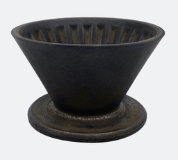 [SX00822] Timemore Crystal Eye Ceramic Dripper with Holder Golden Black 01